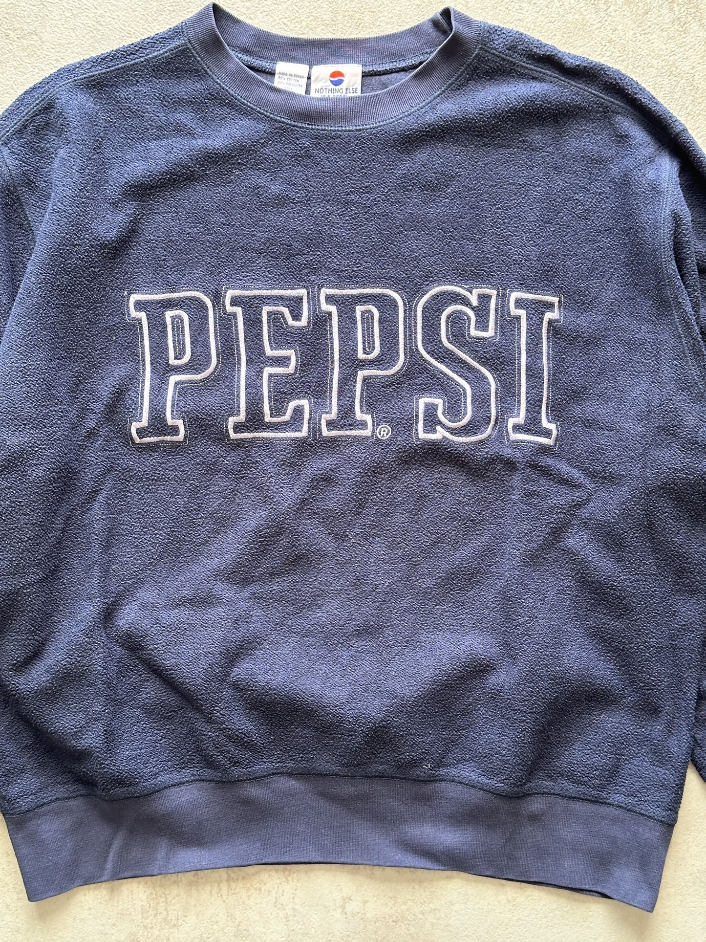 VINTAGE PEPSI SWEATSHIRT - LARGE