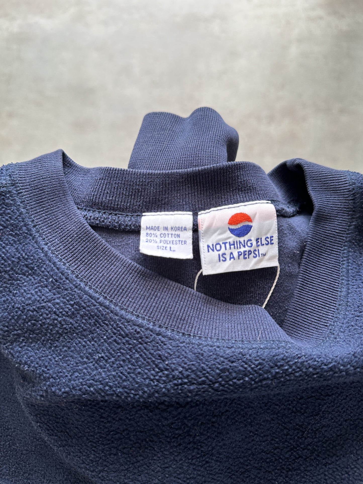 VINTAGE PEPSI SWEATSHIRT - LARGE