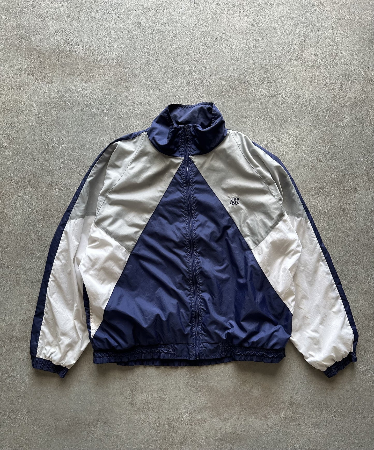 VINTAGE USA OLYMPIC WINDBREAKER JACKET - XLARGE