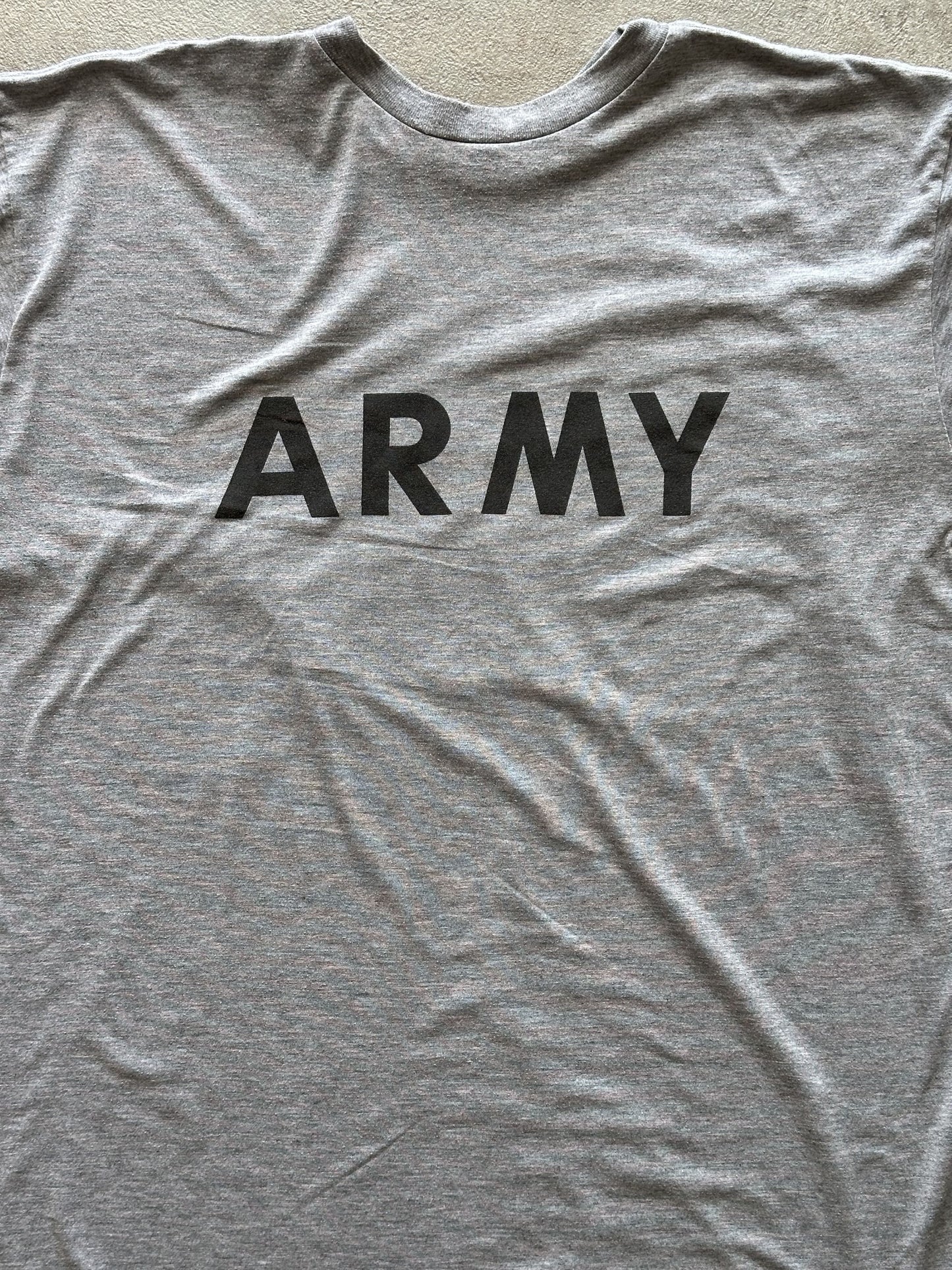 VINTAGE ARMY T-SHIRT - XLARGE