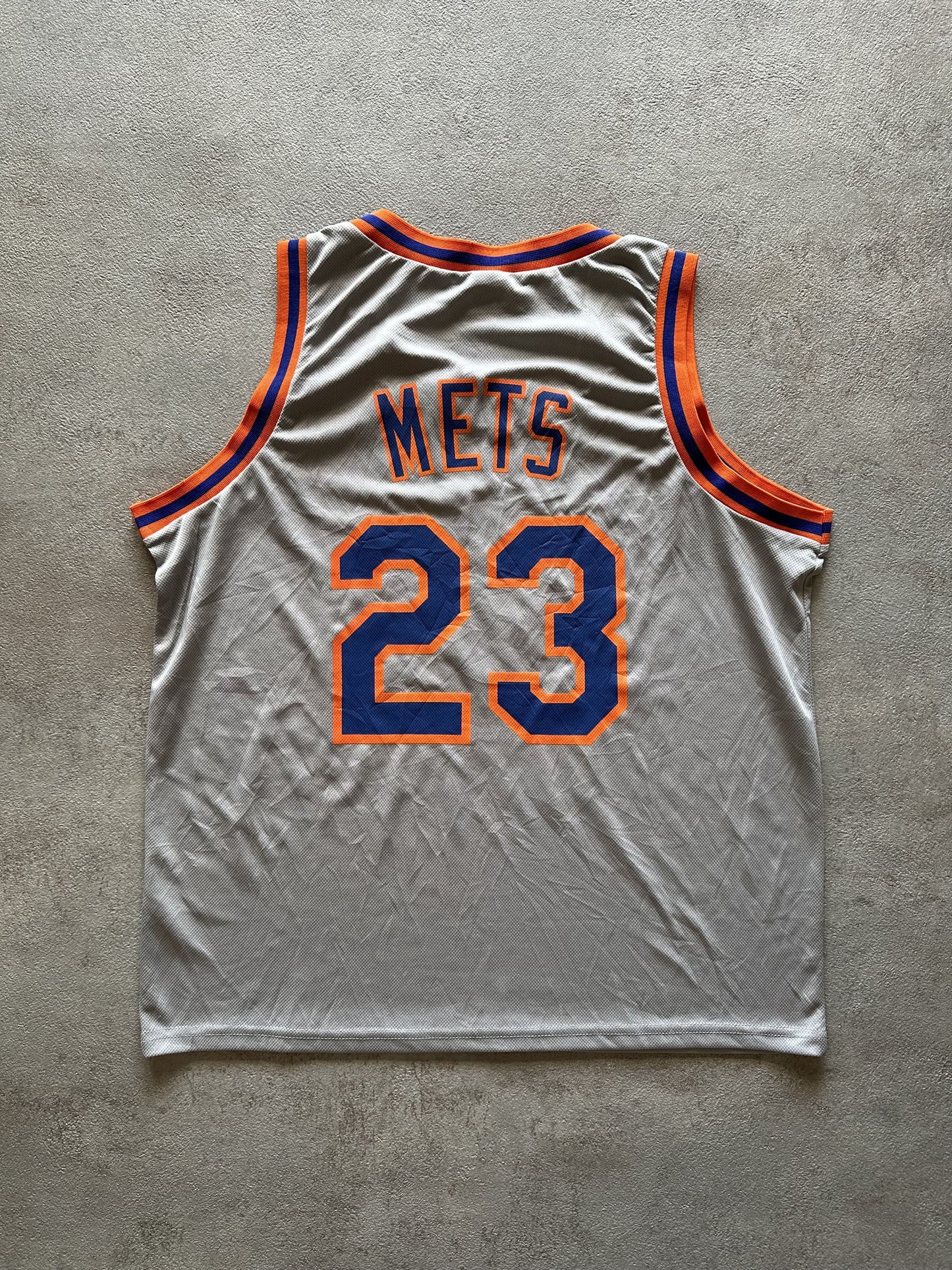 VINTAGE NEW YORK METS BASKETBALL JERSEY - MEDIUM