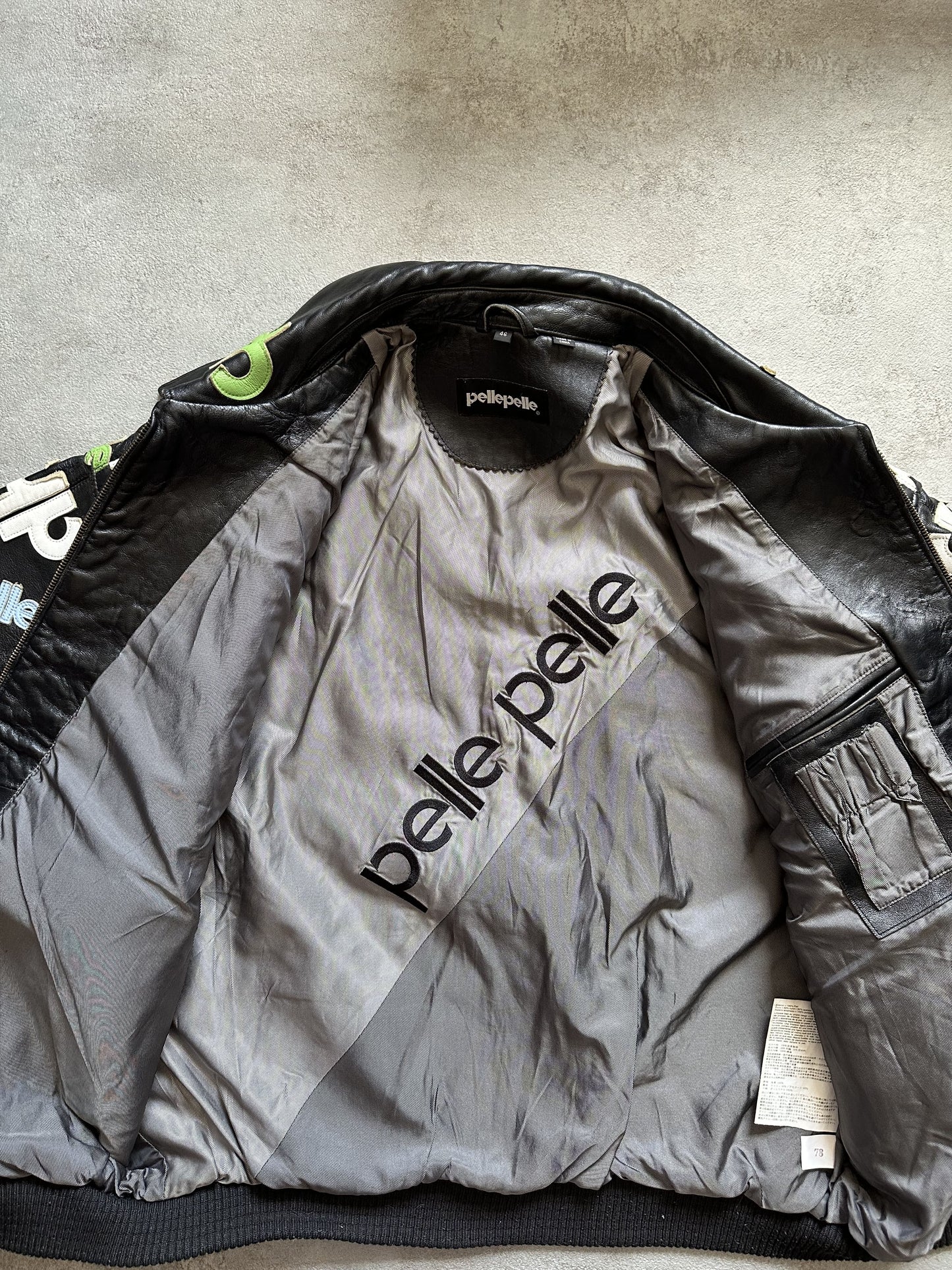 VINTAGE PELLEPELLE LEATHER JACKET - XXLARGE