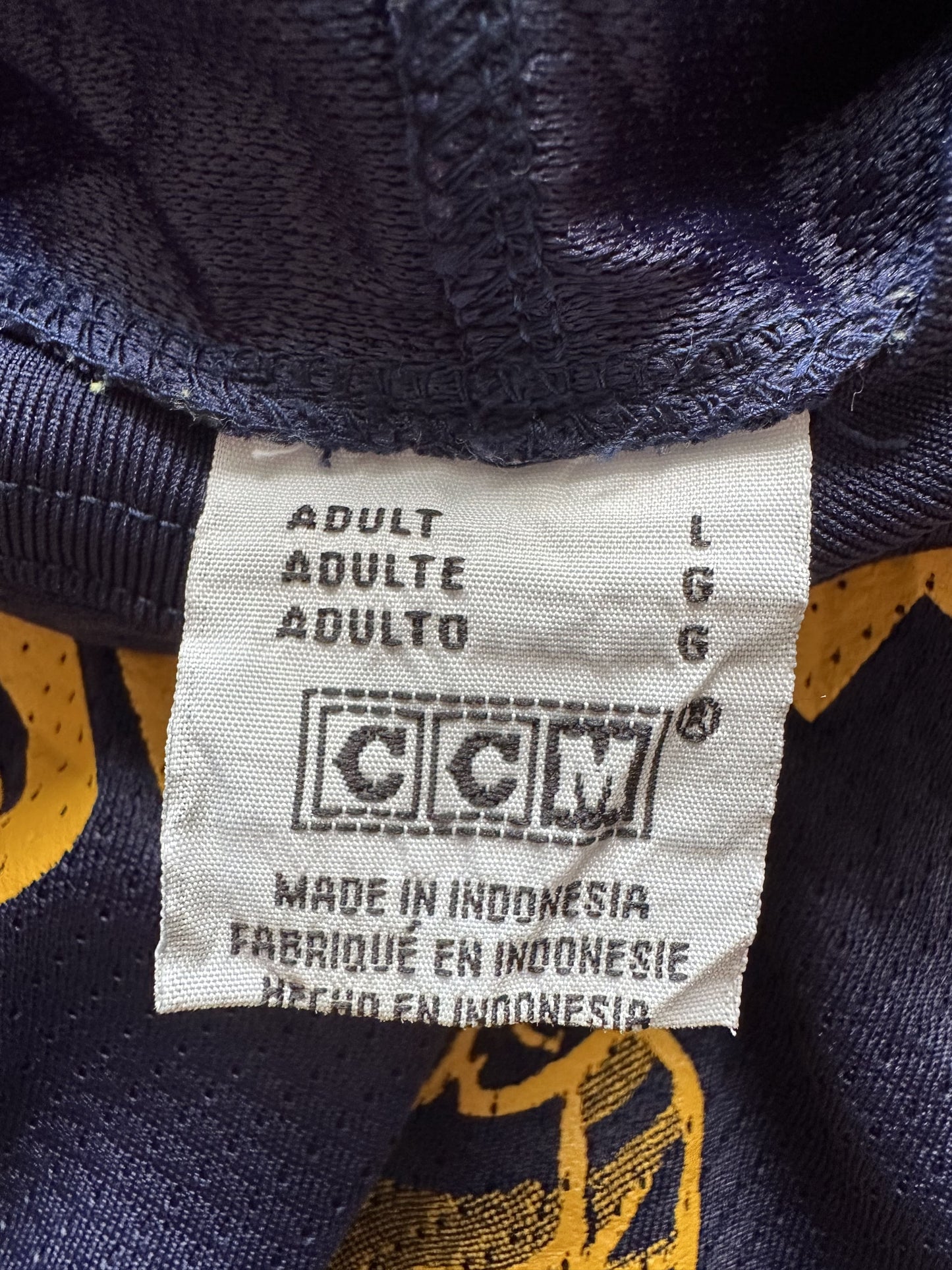 VINTAGE GOLDEN PUCK HOCKEY JERSEY - LARGE