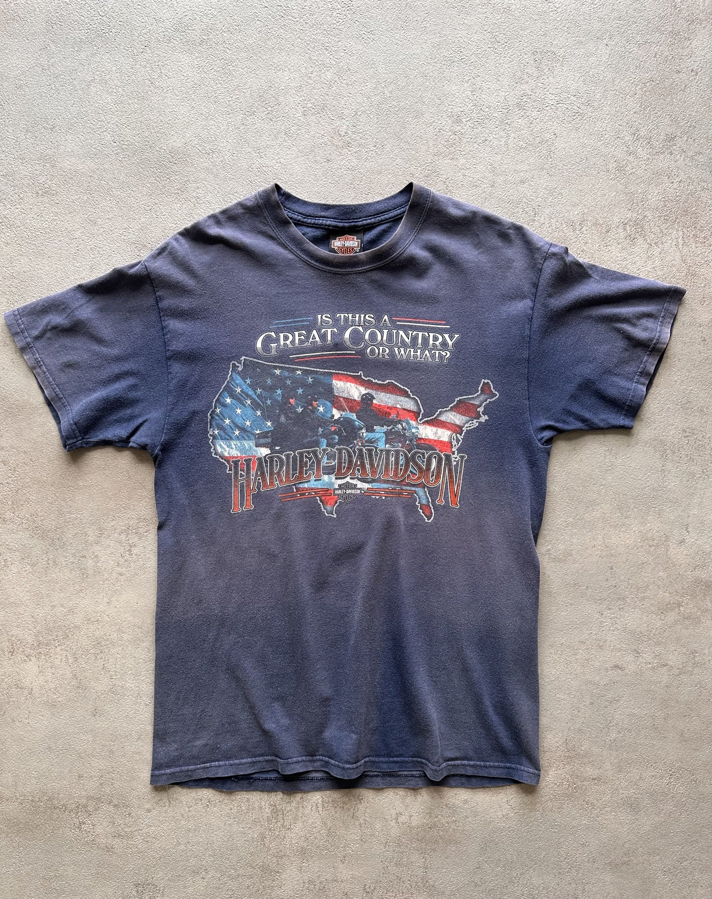 VINTAGE HARLEY DAVIDSON MIAMI FLORIDA T-SHIRT - SMALL