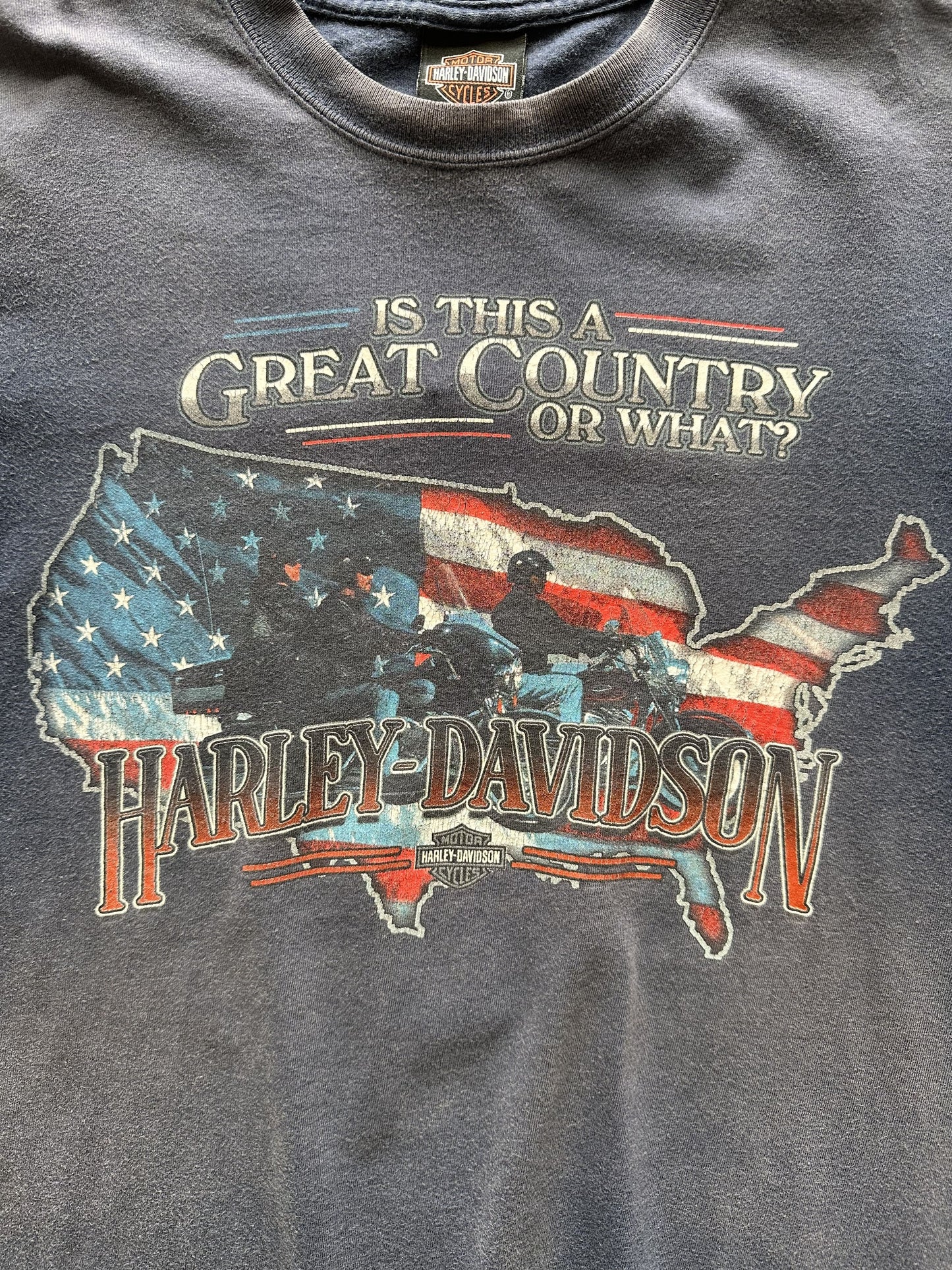 VINTAGE HARLEY DAVIDSON MIAMI FLORIDA T-SHIRT - SMALL