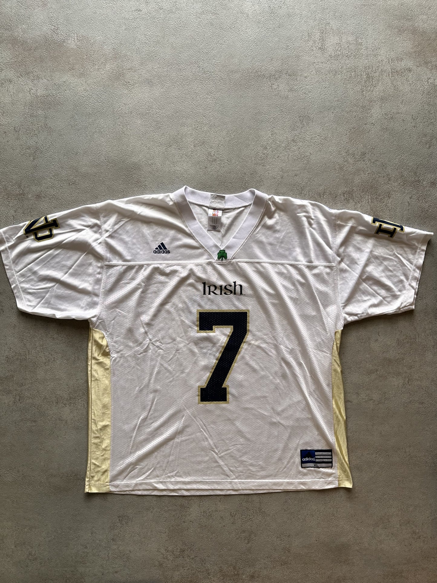 ADIDAS NOTRE DAME FIGHTING IRISH JERSEY - XLARGE