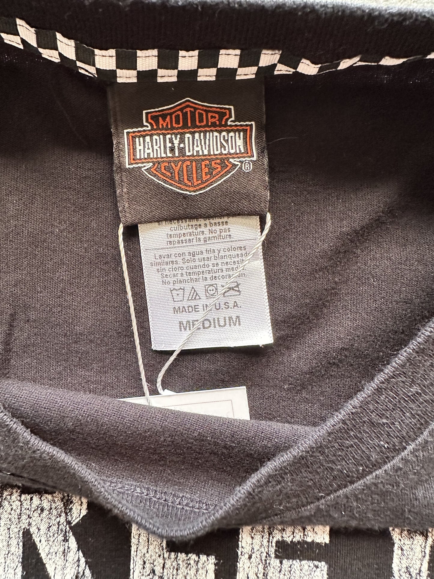 VINTAGE HARLEY DAVIDSON 2014 SONOMA COUNTY T-SHIRT - MEDIUM