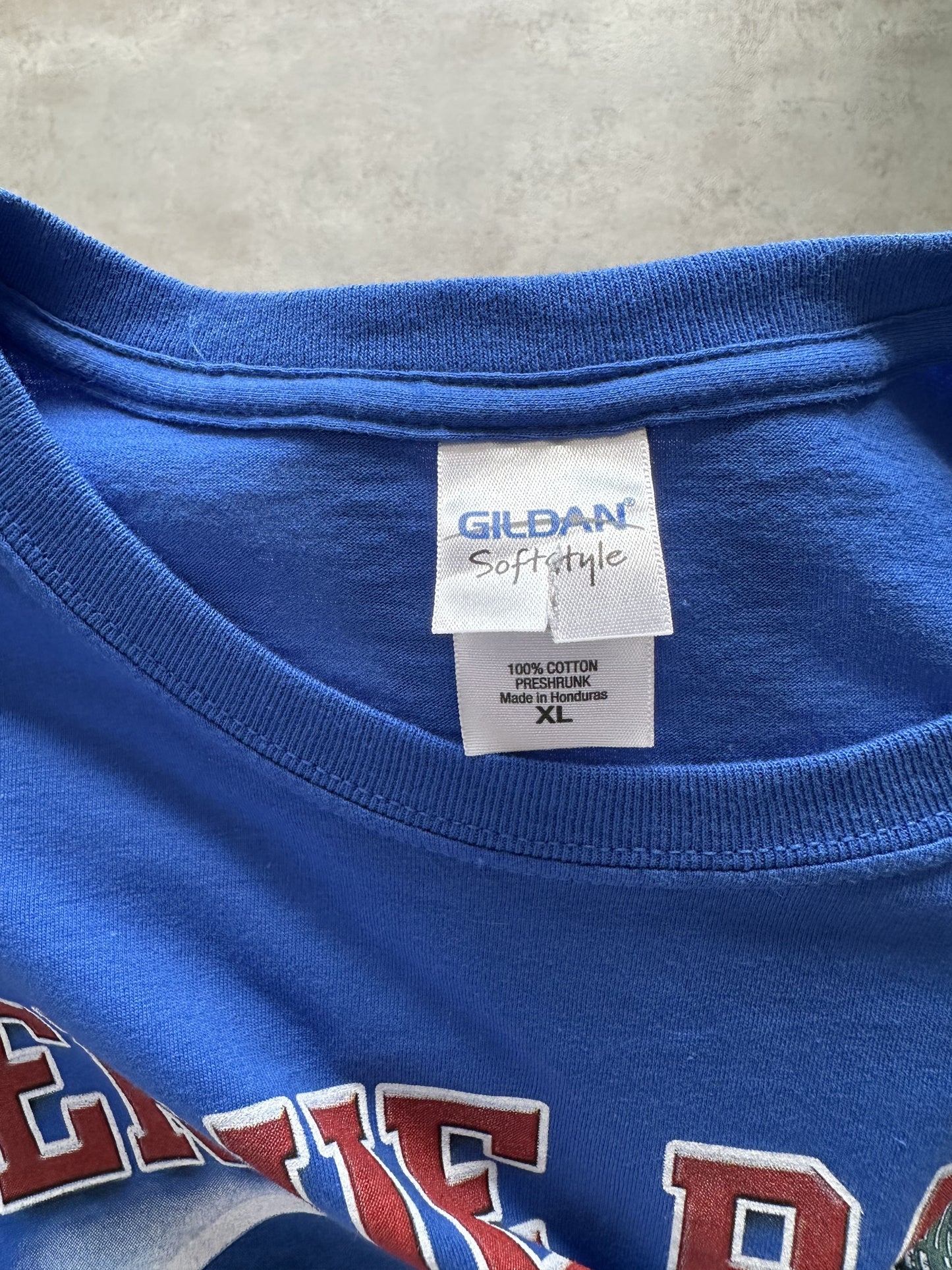 VINTAGE CHICAGO CUBS ERNIE BANKS T-SHIRT - LARGE
