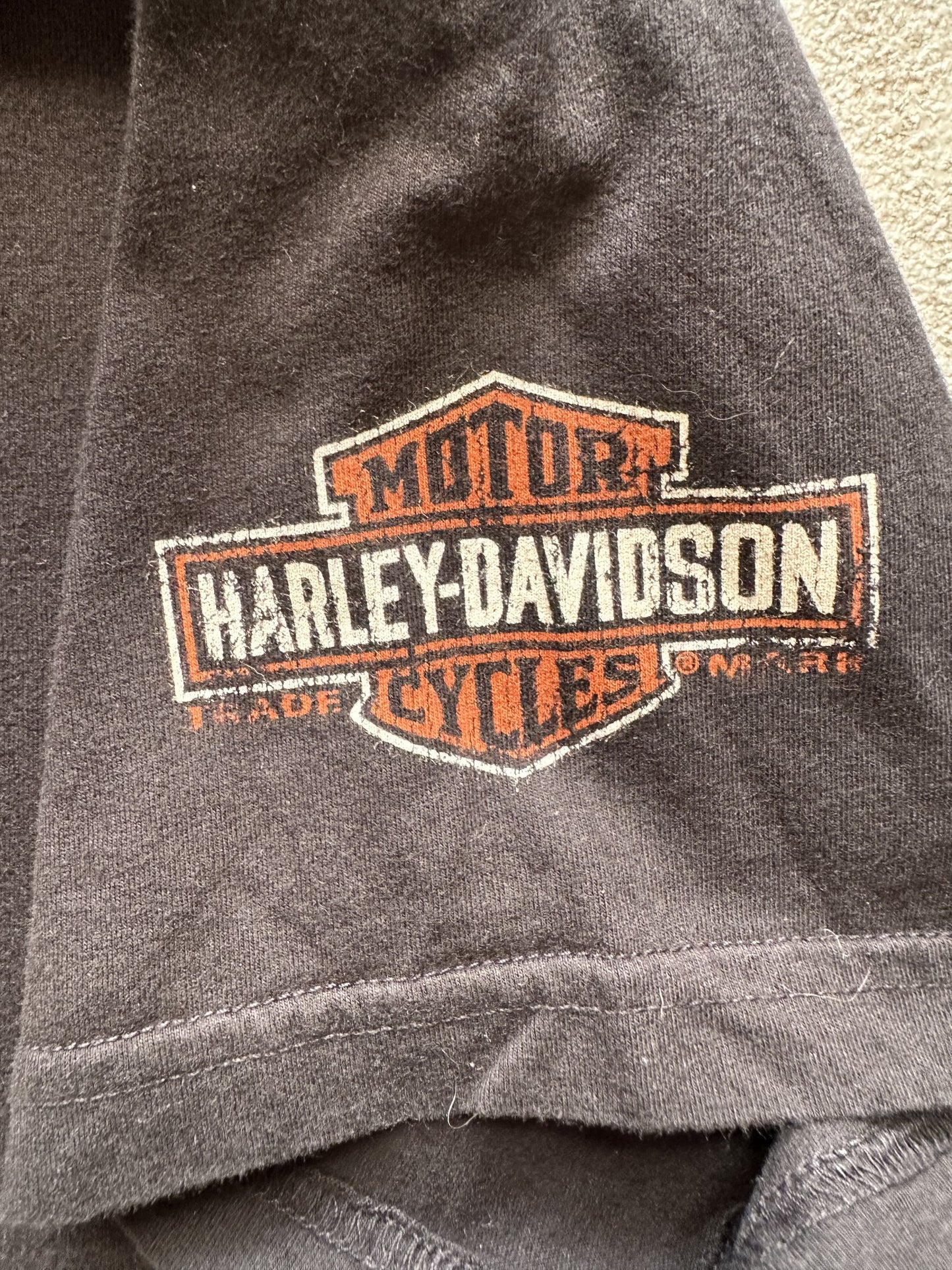 VINTAGE HARLEY DAVIDSON 2014 SONOMA COUNTY T-SHIRT - MEDIUM