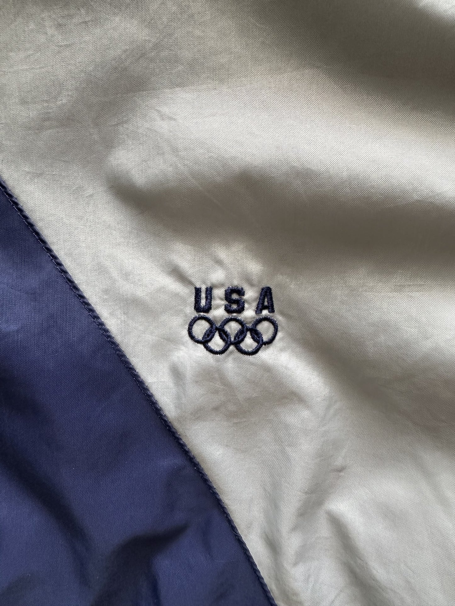 VINTAGE USA OLYMPIC WINDBREAKER JACKET - XLARGE