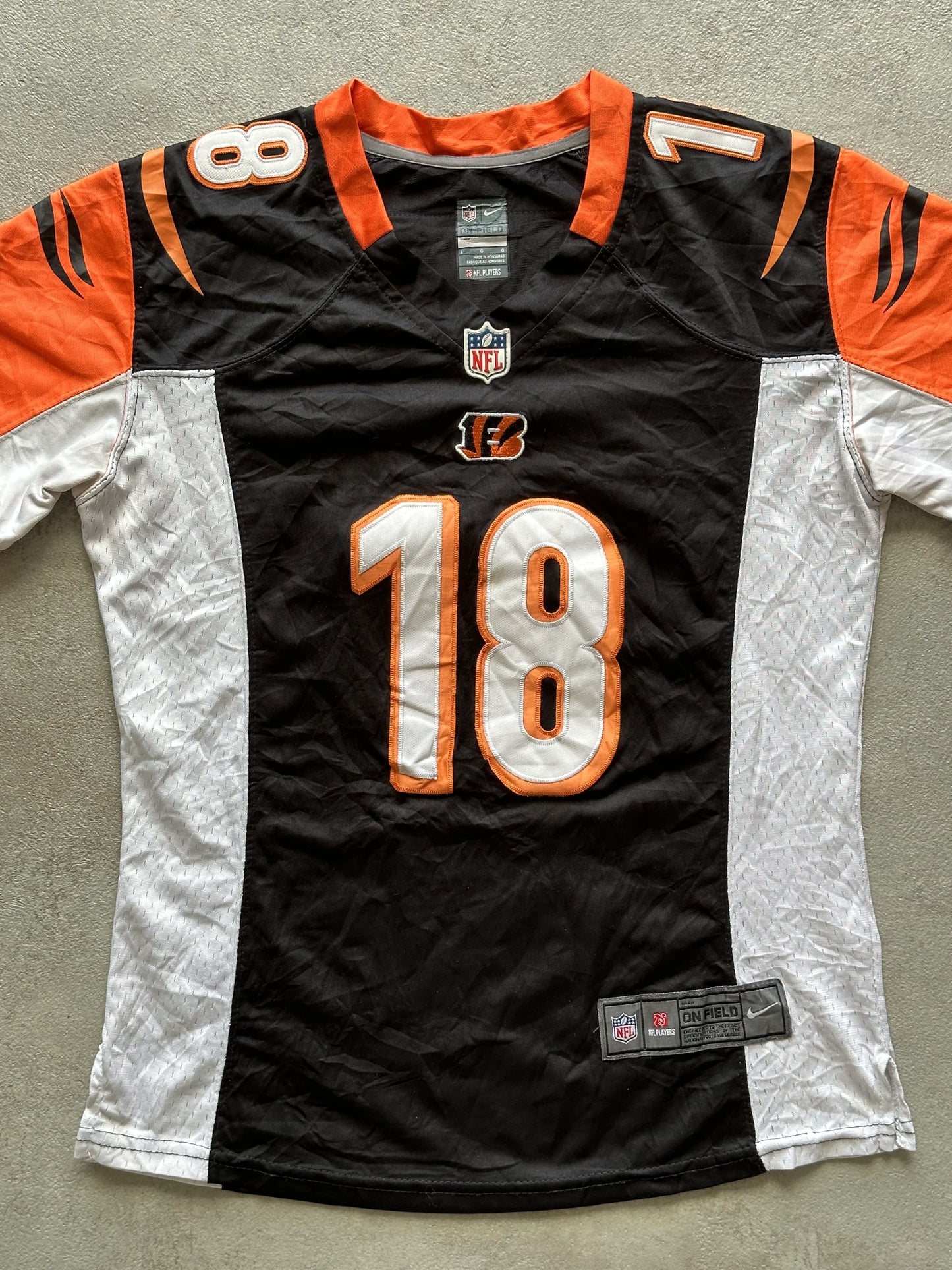 NIKE CINCINNATI BENGALS ADRIEL JEREMIAH GREEN JERSEY - XSMALL