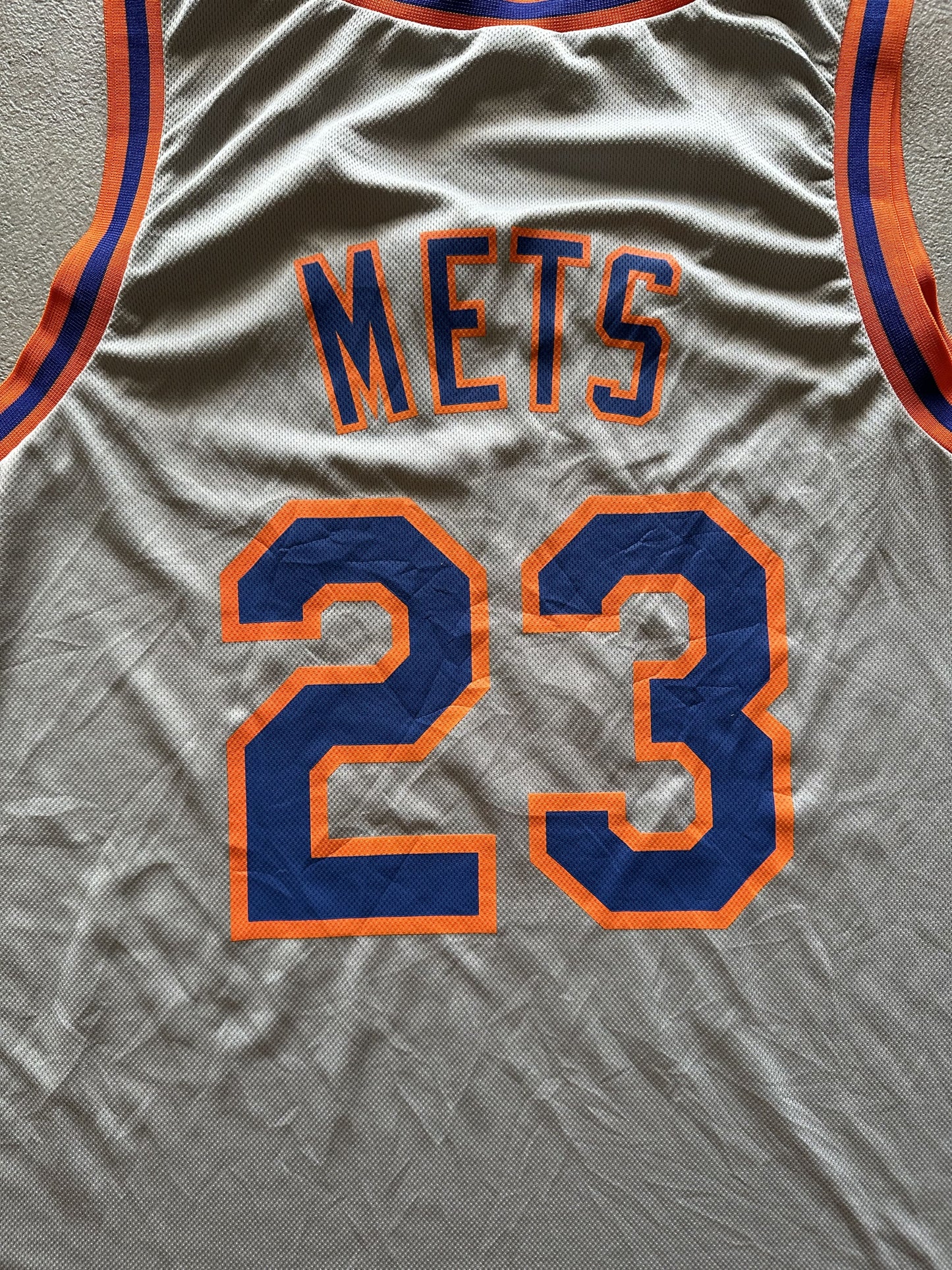 VINTAGE NEW YORK METS BASKETBALL JERSEY - MEDIUM