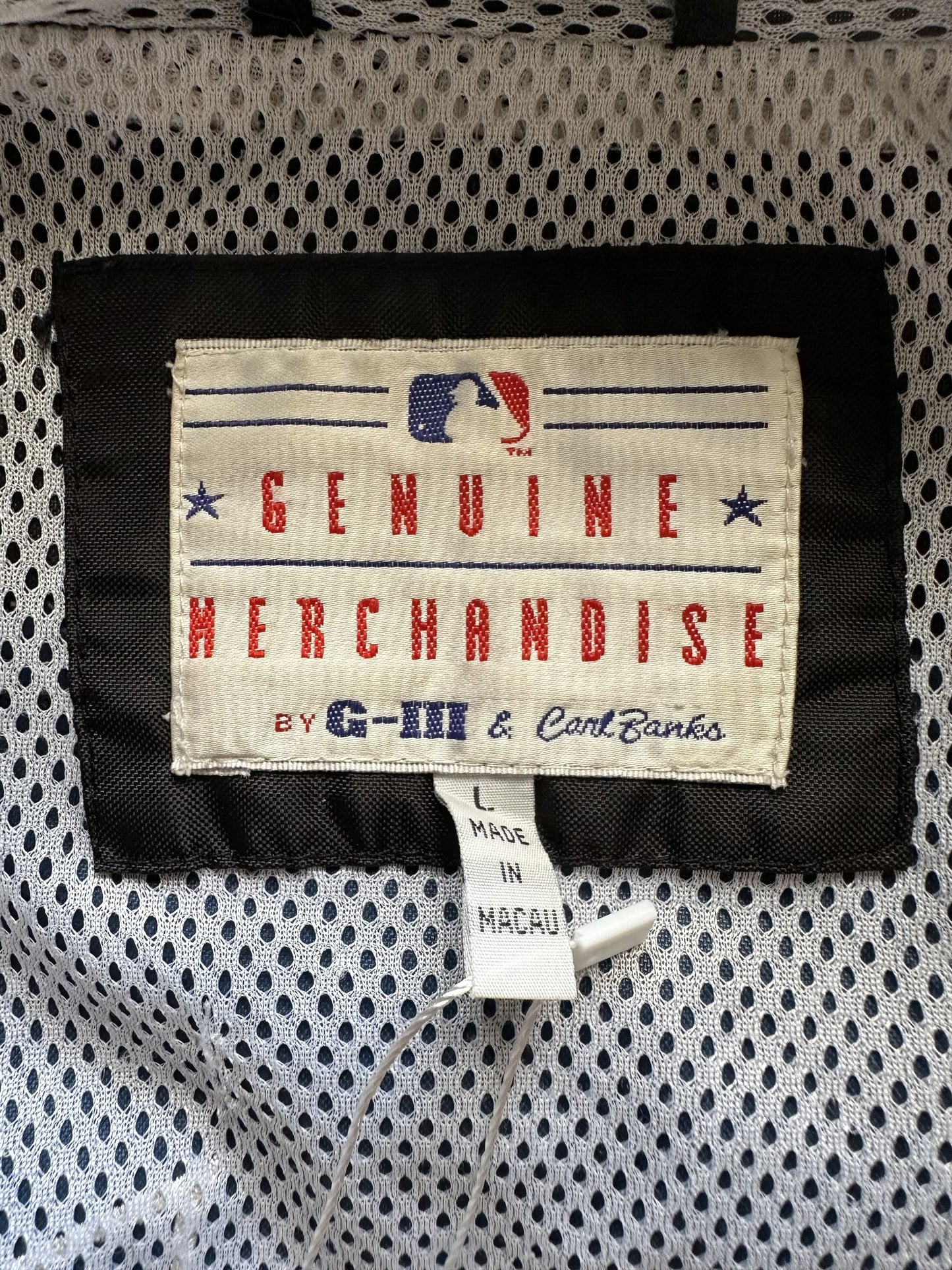 VINTAGE NEW YORK YANKEES WINDBREAKER JACKET - LARGE
