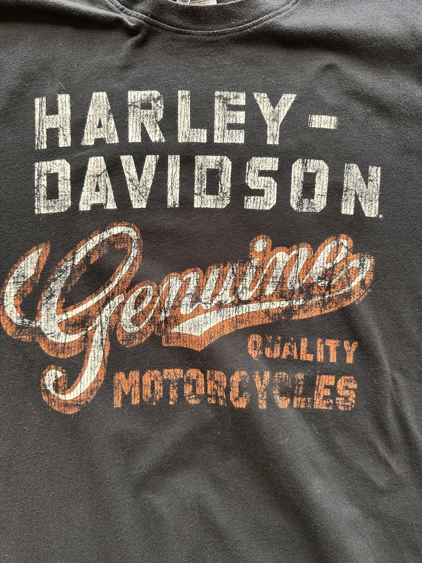 VINTAGE HARLEY DAVIDSON 2014 SONOMA COUNTY T-SHIRT - MEDIUM