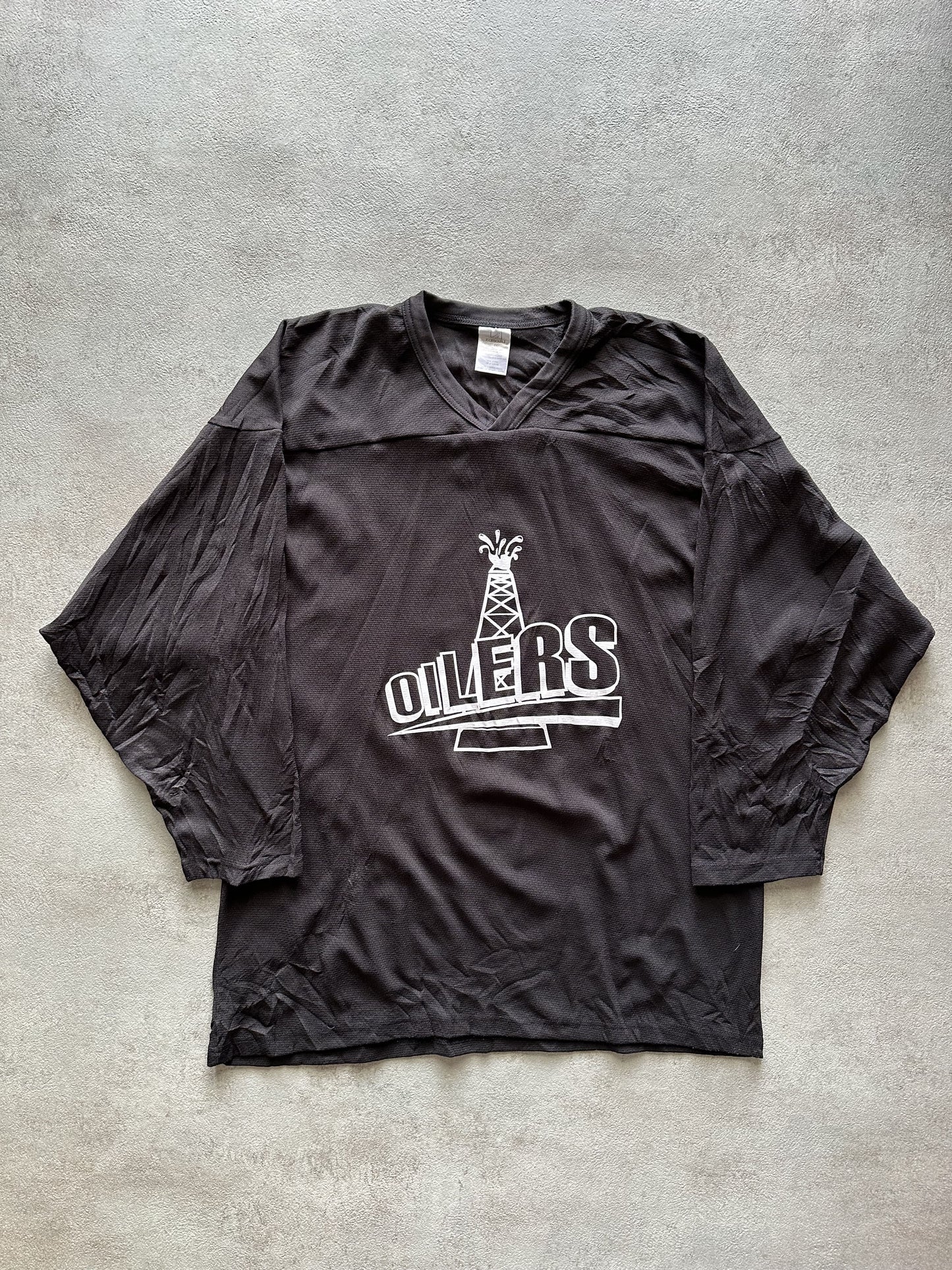 VINTAGE OILERS HOCKEY JERSEY - XLARGE