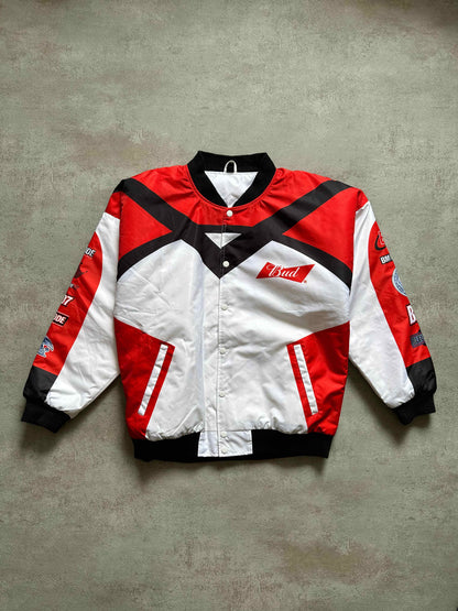 BLEUMODE SATIN JACKET - LARGE