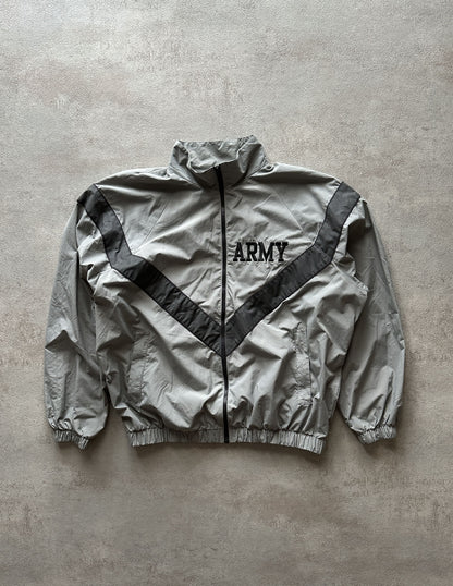 US ARMY IPFU REFLECTIVE TRACK JACKET - LARGE