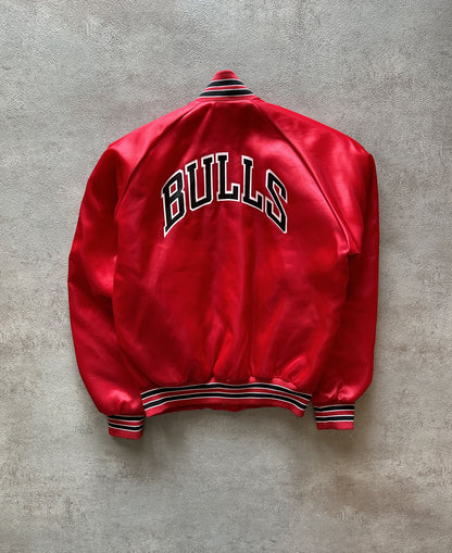 VINTAGE CHALK LINE CHICAGO BULLS SATIN JACKET - SMALL