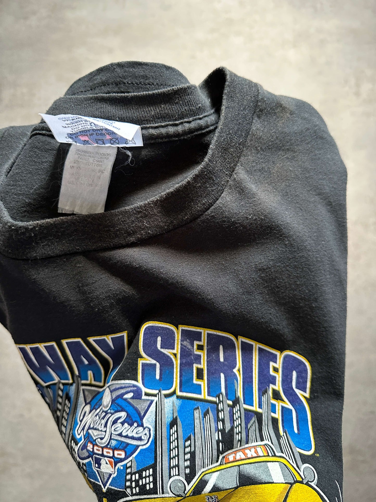 VINTAGE 2000 NEW YORK SUBWAY SERIES T-SHIRT - MEDIUM
