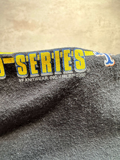 VINTAGE 2000 NEW YORK SUBWAY SERIES T-SHIRT - MEDIUM