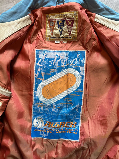 VINTAGE AVIREX LEATHER JACKET - 6XLARGE