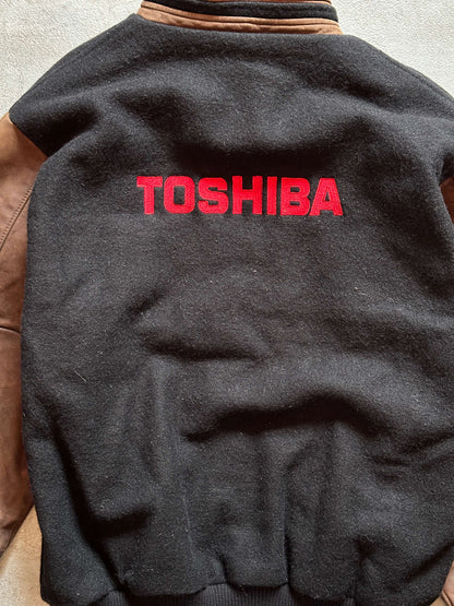VINTAGE TOSHIBA VARSITY JACKET - XXLARGE