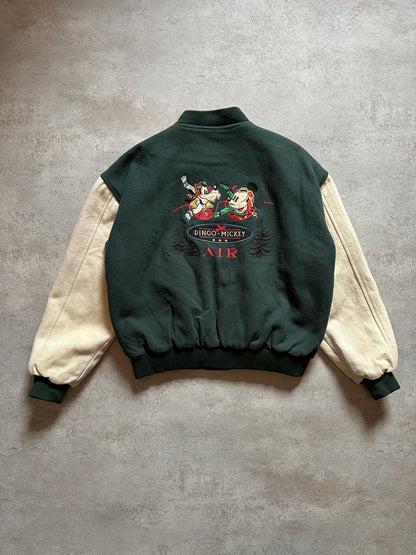 VINTAGE DISNEY DINGO MICKEY VARSITY JACKET - XLARGE