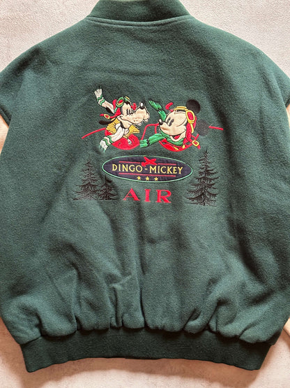 VINTAGE DISNEY DINGO MICKEY VARSITY JACKET - XLARGE