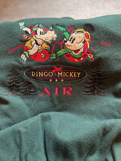 VINTAGE DISNEY DINGO MICKEY VARSITY JACKET - XLARGE