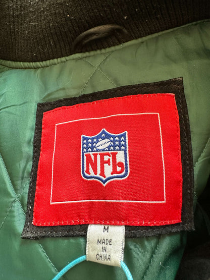 VINTAGE NEW YORK JETS SUEDE JACKET - MEDIUM