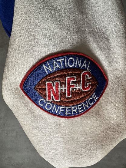VINTAGE NEW YORK GIANTS VARSITY JACKET - LARGE